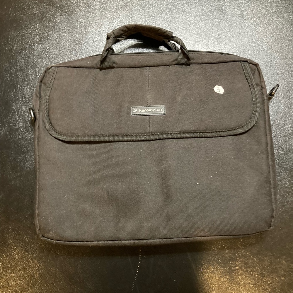 Kensington Black Laptop Bag for Men